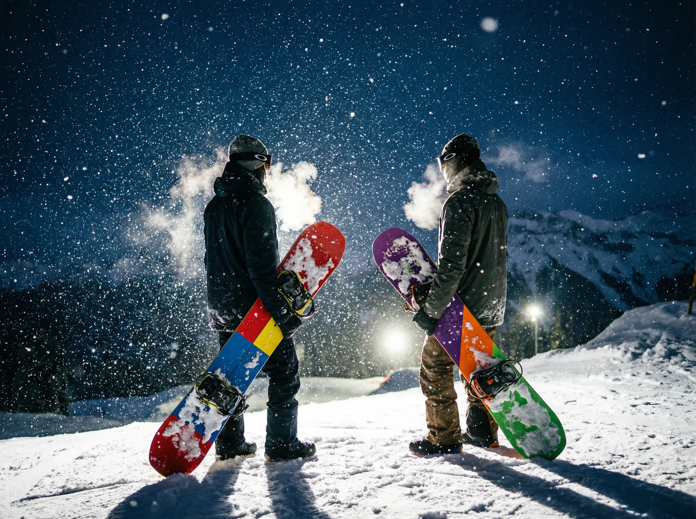 社区精选 · 雪地运动电影画面